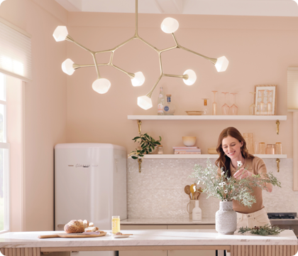 Layered kitchen lighting designed for everyday functionality