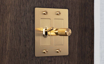 A dimmer switch to manage levels of light through different times of day.