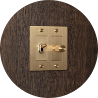 A dimmer offers control over the amount of lighting provided at any given time