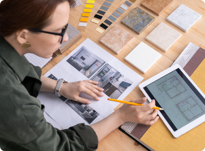 Interior designer managing lighting expectations from the start of the project