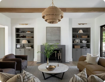 A single elevated fixture can be a tremendous upgrade to a space