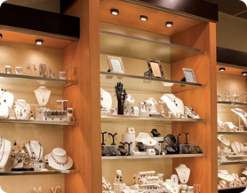 In a retail space, the right lighting ensures alertness and visual clarity