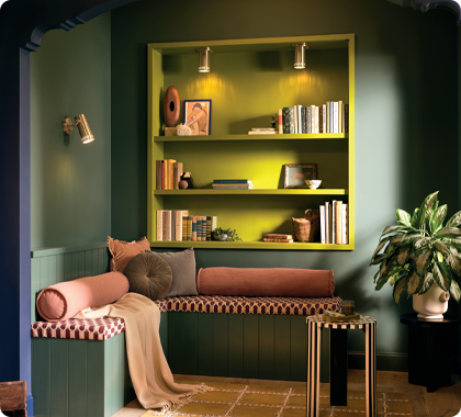 Accent lighting creates eyecatching zones of interest