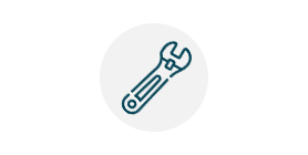 A wrench icon
