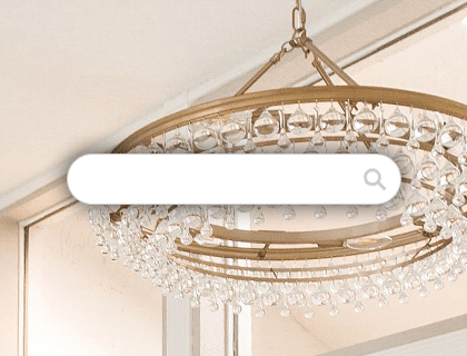 An animated image illustrating the struggle to put product descriptions into searchable language using traditional search methods.
