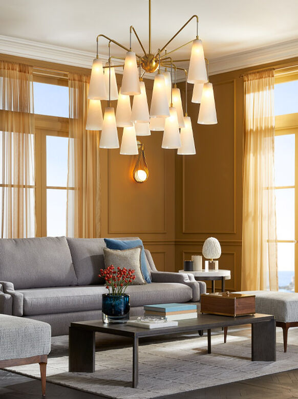 Statement Chandeliers | Reinvent your space with a bold, brilliant chandelier.