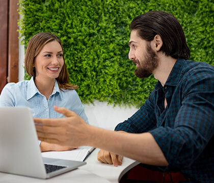 A designer educates his client on best practices to avoid overspending on upgrades they may be unsatisfied with in the long run.