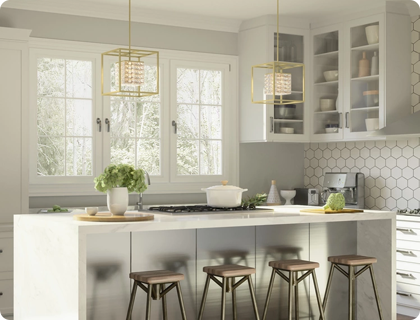 Premium lighting package used in residential home construction