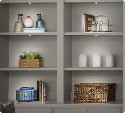 Pantry lighting improving visibility and accessibility