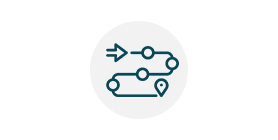 A timeline icon
