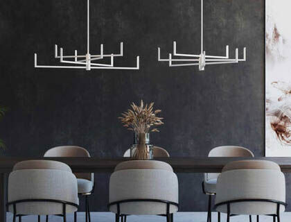 Long-lasting LED pendants designed to minimize replacement needs.