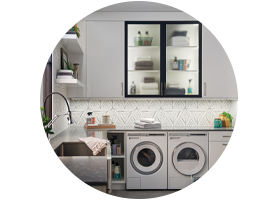 Utility spaces demand the functionality of practical lighting choices.