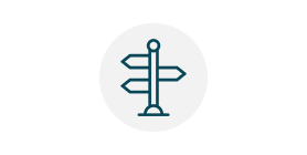 A signpost icon