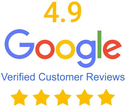 4.9 Google Verified Customer Reviews