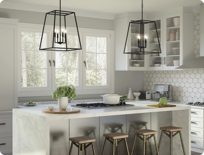 Enhanced lighting package used in residential home construction
