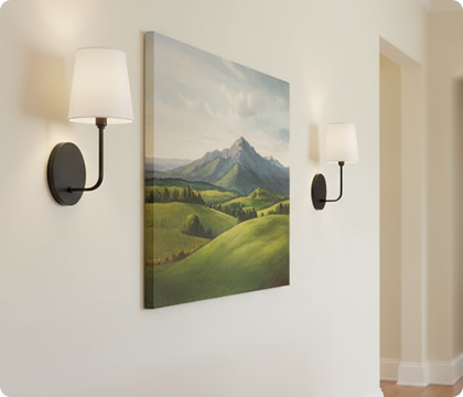 Hallway lighting creating safe and visually appealing transitions