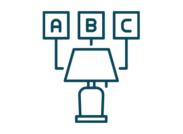 Alternative options can help whether client opinion or product availability shifts for the original fixture.