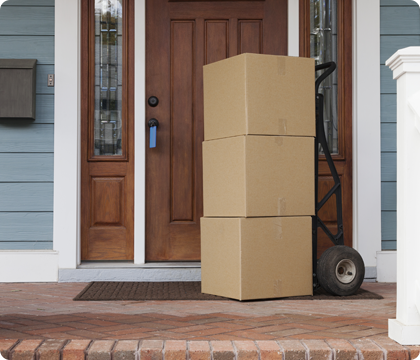 Lighting products arriving for scheduled installation