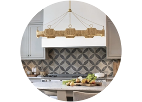 A stunning natural island pendant designed to WOW in-person or on your Pinterest board.