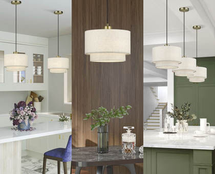 A selection of versatile fixtures can come in handy when starting a project - spend less time on areas of less priority, and put more emphasis on statement pieces.