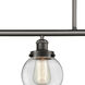 Ballston Beacon LED 48 inch Oil Rubbed Bronze Island Light Ceiling Light in Clear Glass, Ballston