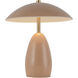 Alora Mood Poppy 10.63 inch 3 watt Peach Table Lamp Portable Light
