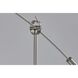 Adler 67 inch 150.00 watt Brushed Steel Arc Lamp Portable Light