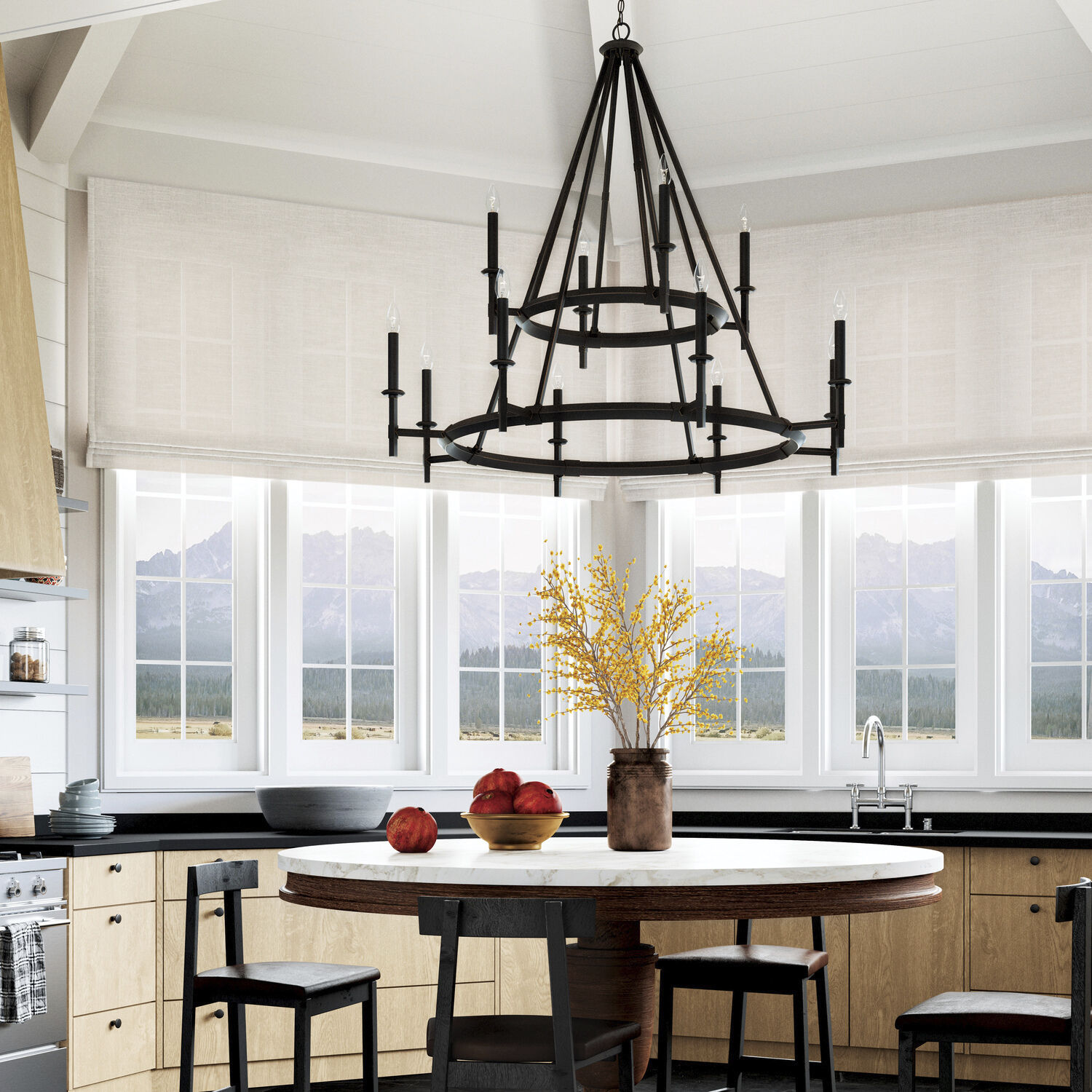 Black iron chandeliers new arrivals