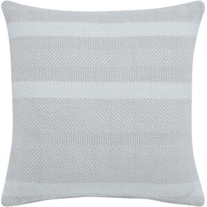 Watts 20 inch Light Grey and Ivory Indoor Pillow