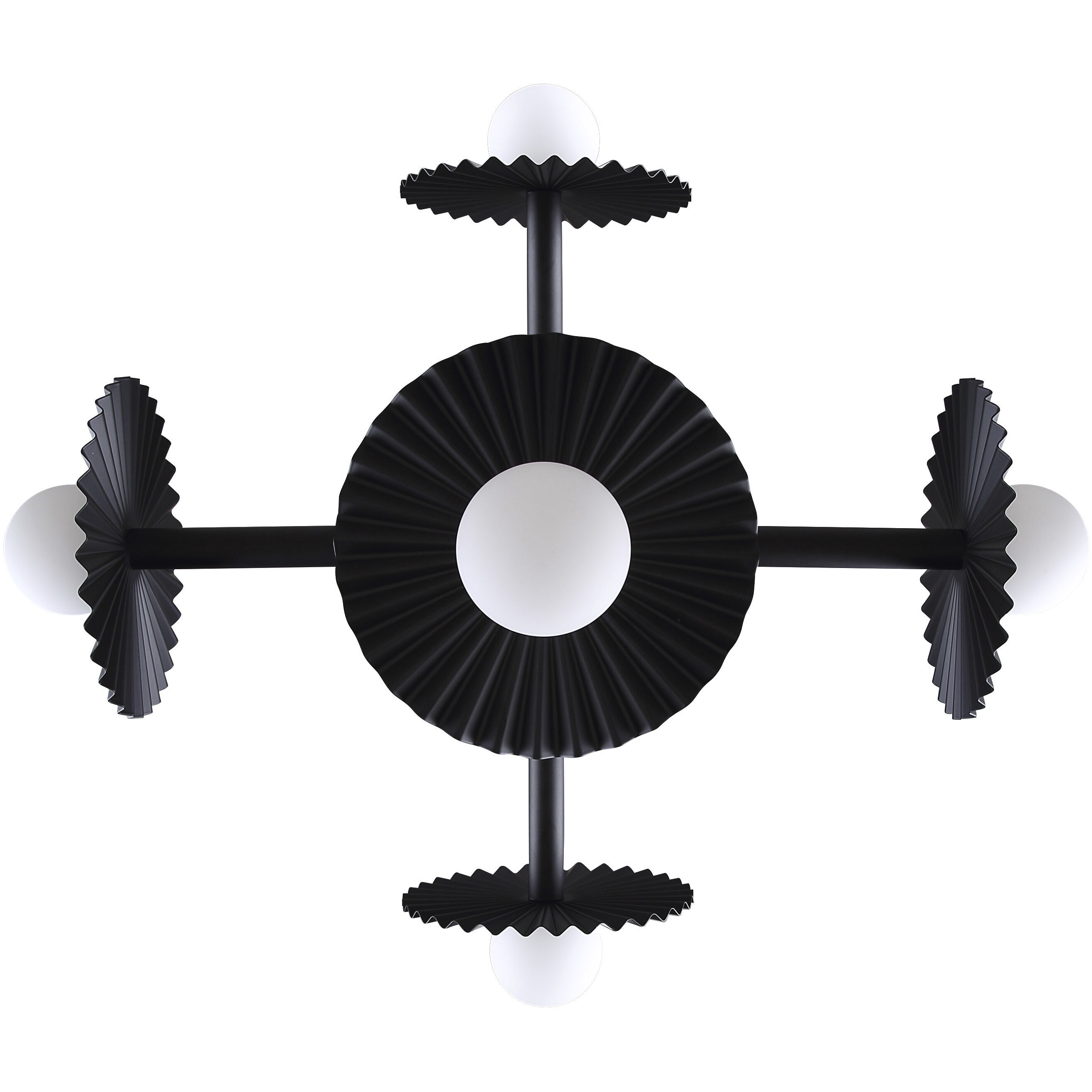 Payton 5 Light 27.5 inch Black Chandelier Ceiling Light