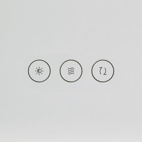 Mera 36 X 30 inch Might Bright White LED Wall Mirror