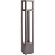 Tower 12 5.5 watt Bronze Bollard Light in 2700K Warm LED, WAC Landscape