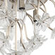 Wildflower 4 Light 19 inch Gold Dust/Artifact Semi-Flush Ceiling Light, Smithsonian Collaboration