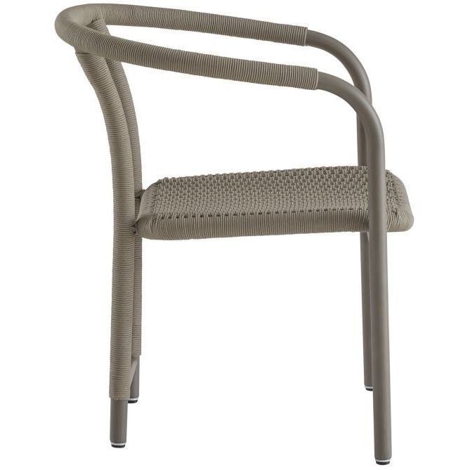 Feller Fossil and Gray Outdoor Dining Chair