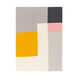 Brickel 60 X 50 inch Medium Gray/Charcoal/Rose/Saffron/Cream Throws