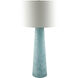 Isolde 38.5 inch 150 watt Blue Accent Table Lamp Portable Light