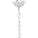 Sterling 12 Light Silver Chandelier Ceiling Light in Spectra, Polished Silver