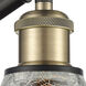 Ballston Conesus 1 Light 6 inch Black Antique Brass Sconce Wall Light
