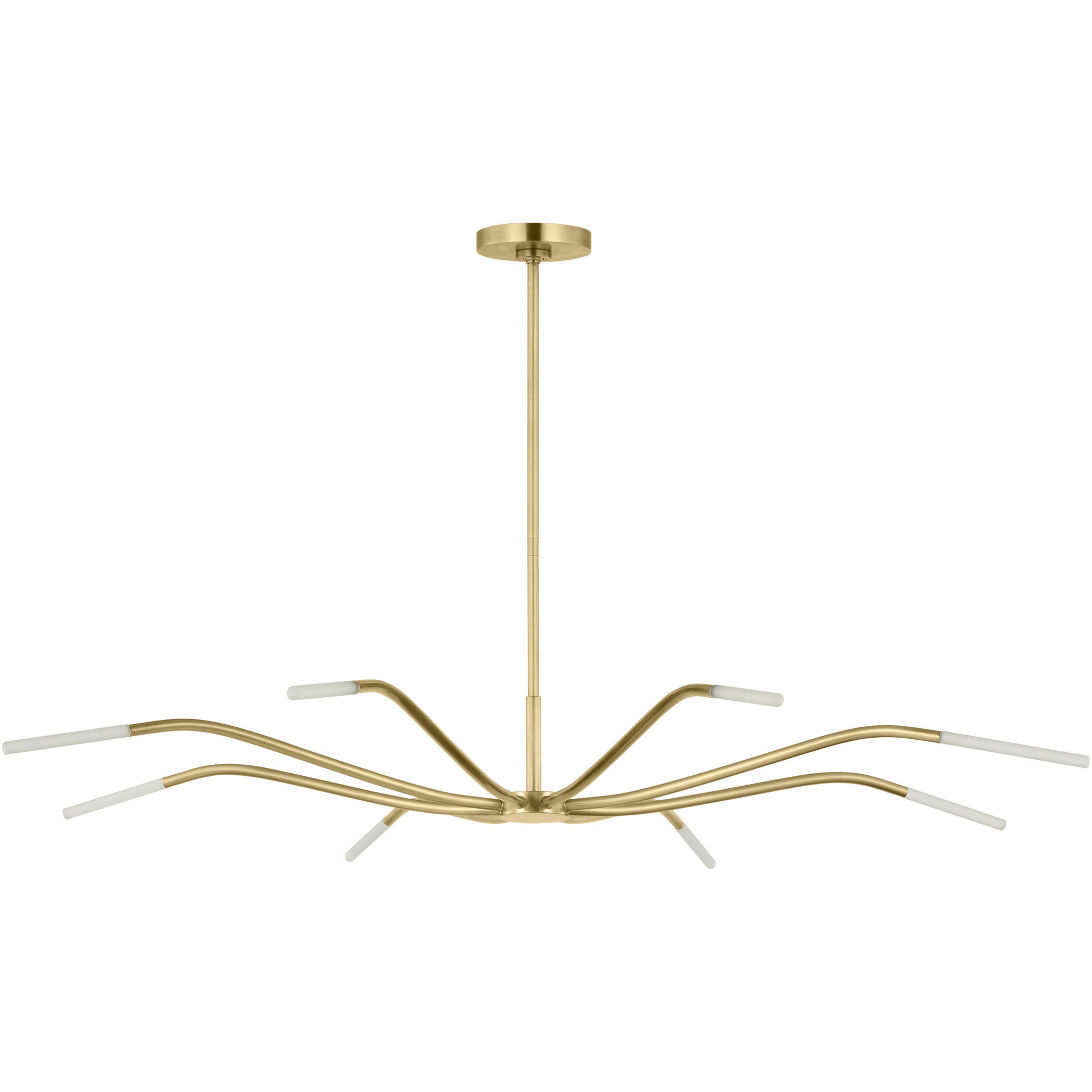 Sean Lavin Lajos LED 50 inch Hand-Rubbed Antique Brass Chandelier Ceiling Light