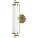 Latimer 1 Light 5 inch Antique Brass Wall Sconce Wall Light, Barry Goralnick Collection