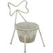 Anita Distressed White Plant Stand