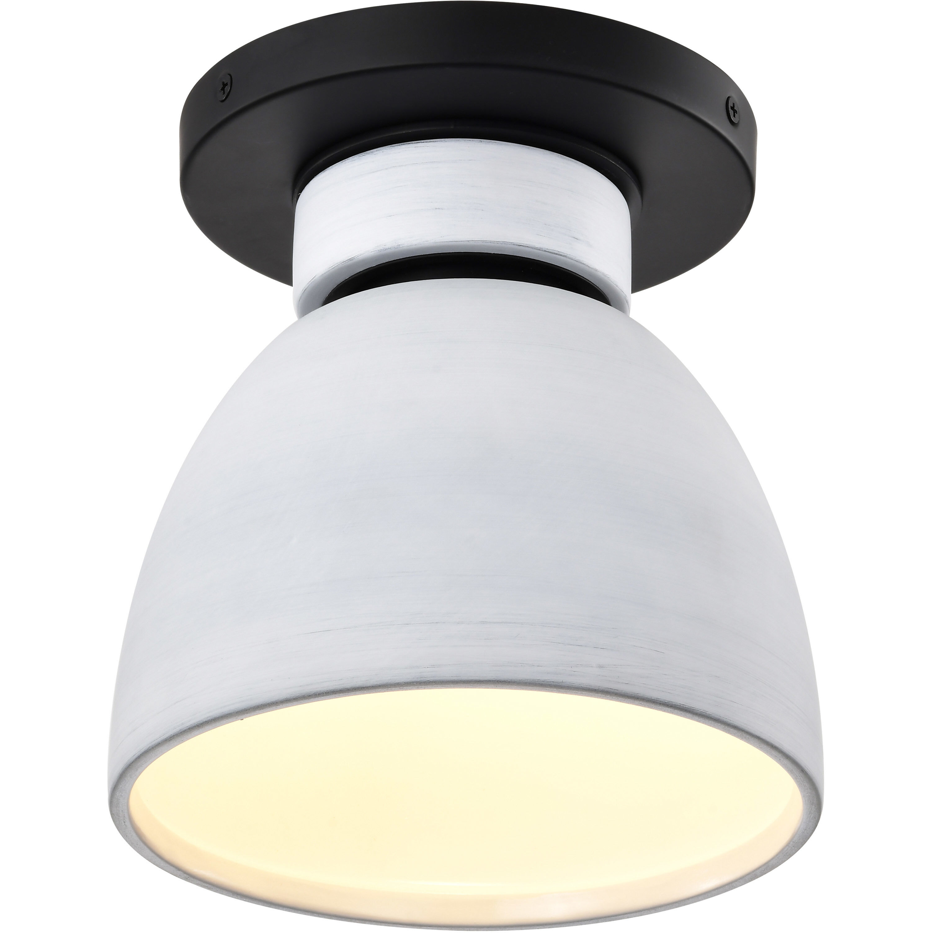 Collins 7.5 inch Matte Black Flush Mount Ceiling Light