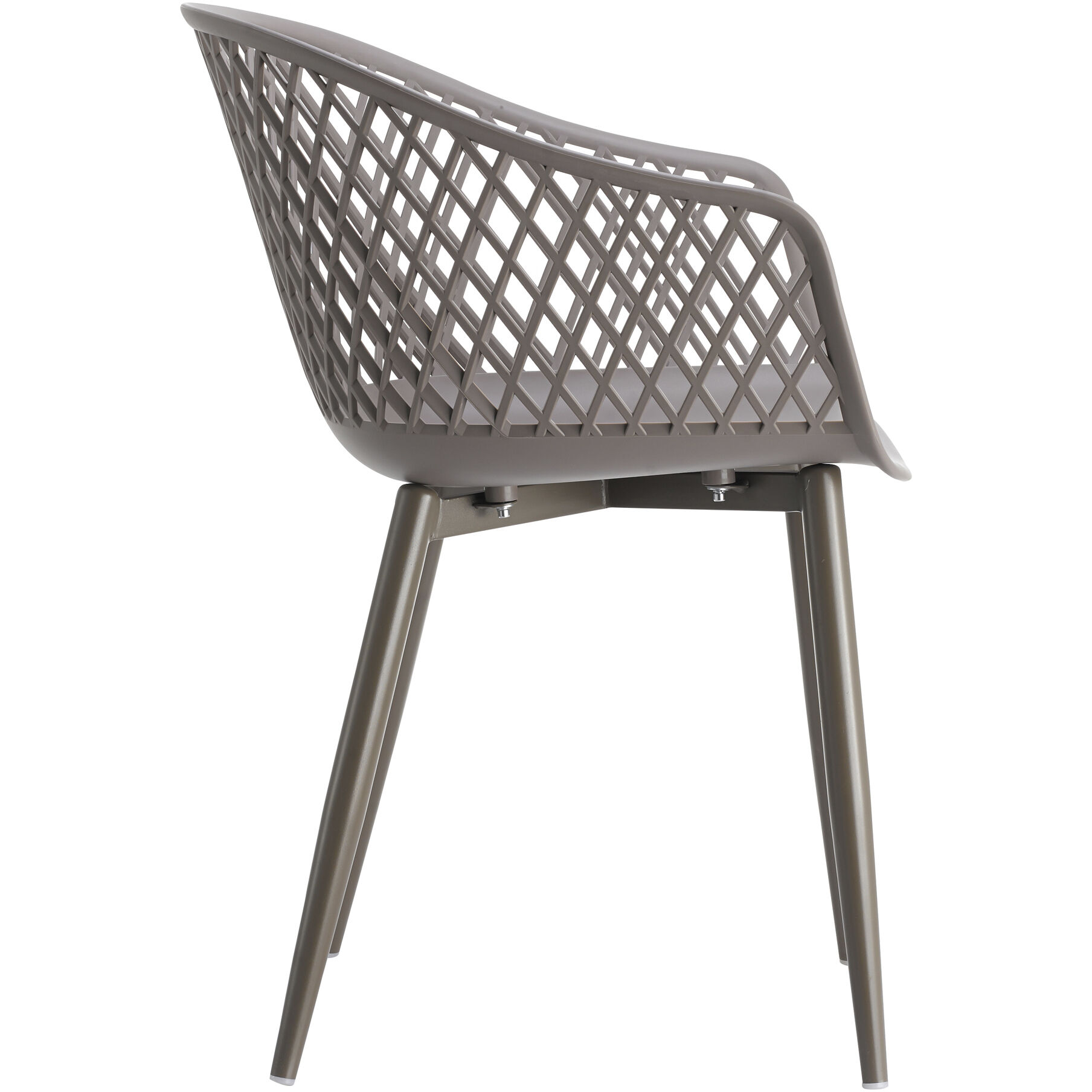 Piazza Grey Outdoor Chair, Set of 2