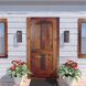 Ocala LED 15.5 inch Textured Black and Poplar Outdoor Wall