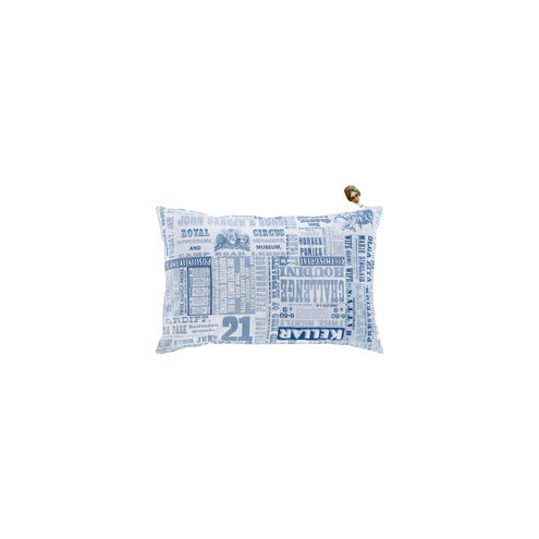 Mind Games 19 X 13 inch Navy and Denim Lumbar Pillow