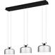 Gabriel 35.5 inch Matte Black Island Light Ceiling Light