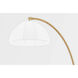 Montague 67 inch 60.00 watt Aged Brass Floor Lamp Portable Light