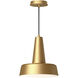Alora Mood Juliana 1 Light 11.13 inch Brushed Gold Pendant Ceiling Light
