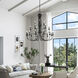 Estate 21 Light 42 inch Black Extra Large Chandelier Ceiling Light, Extra Large