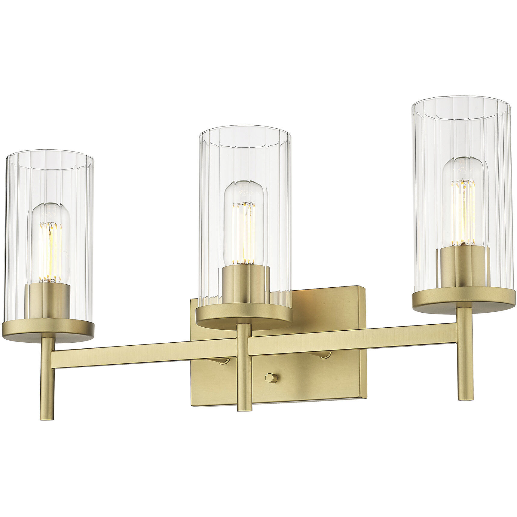 Winslett Vanity Wall Light in Brushed Champagne Brass
